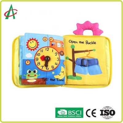 Bebekler İçin Polyester 20x20cm Yumuşak Bez Kitaplar ASTM Standardı