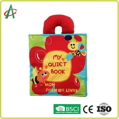 ISO BSCI Aile Erken Eğitim 3d Kumaş Kitap Polyester kumaş