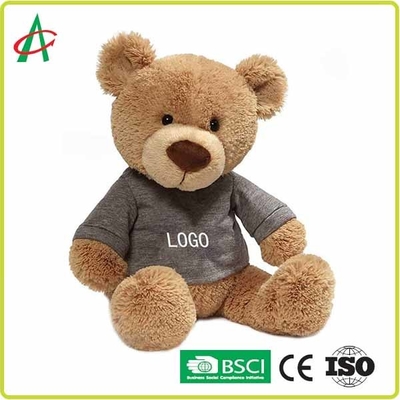 Özelleştirilmiş Logo ile Süper Yumuşak ASTM Peluş Ayıcık 15cm 20cm 25cm
