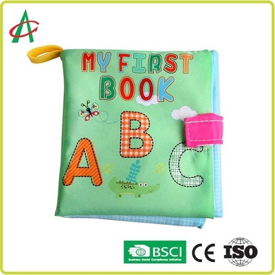 Renkli Alfabe Baskı ile 21cm Bebekler İçin CE Yumuşak Kitaplar