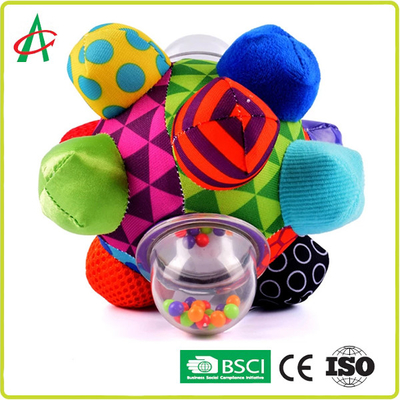 25cm Bebek Çıngırak Topu Süper yumuşak peluş kumaş CPSIA Standardı