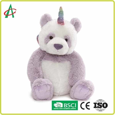 9 "Sevimli Panda Tek Boynuzlu Kanatlı Doldurulmuş Hayvan EN71 Standardı