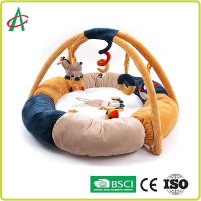 AZO Ücretsiz bOA kumaş Mini Peluş Hayvan Oyuncaklar Ile Bebek Spor Oyun Matı