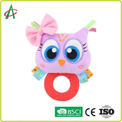 ASTM El Yapımı Zehirsiz Bebek Peluş Diş Kaşıyıcılı Çıngırak