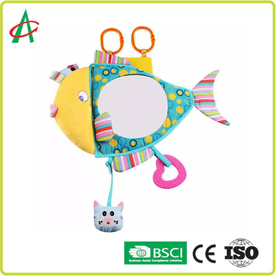 BSCI Bebekler İçin Peluş Kitaplar 23.5x35cm Aynalı Balık Şekli