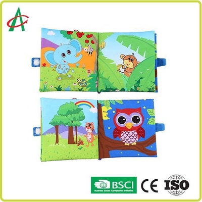 Bebekler İçin Polyester 20x20cm Yumuşak Bez Kitaplar ASTM Standardı