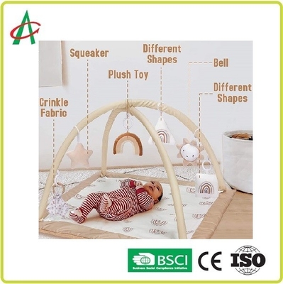 6 oyuncak EN71 Bebekler İçin Yıkanabilir Oyun Paspasları 33,5 "x33,5 ''
