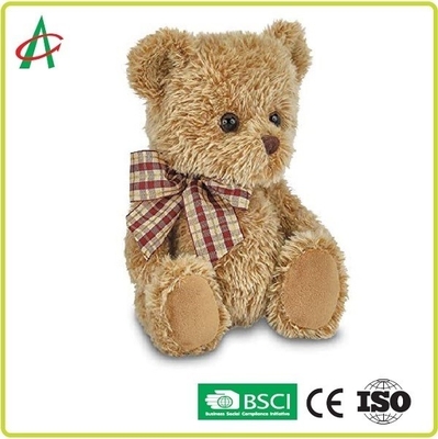Sevgililer Günü Hediyesi İçin 10,5 "X 7" Shaggy Kahverengi Peluş Oyuncak Ayı
