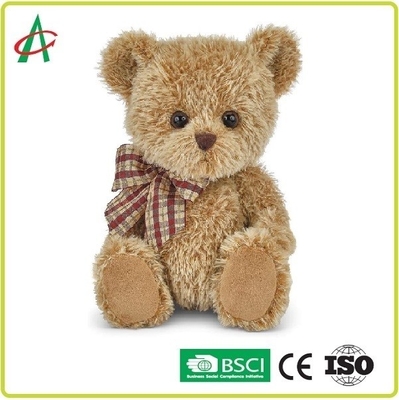 Sevgililer Günü Hediyesi İçin 10,5 "X 7" Shaggy Kahverengi Peluş Oyuncak Ayı
