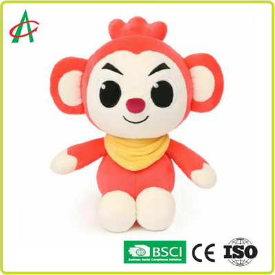 OEM 8 '' Bebek Hayvan Peluş Oyuncaklar, Maymun Peluş Bebek BSCI sertifikası