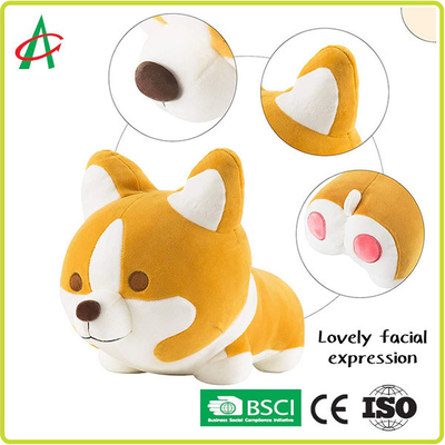 ODM Shiba Inu Dolması Oyuncak, EN71-1-2-3 Sevimli Corgi Peluş Yastık