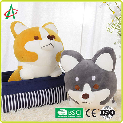 ODM Shiba Inu Dolması Oyuncak, EN71-1-2-3 Sevimli Corgi Peluş Yastık