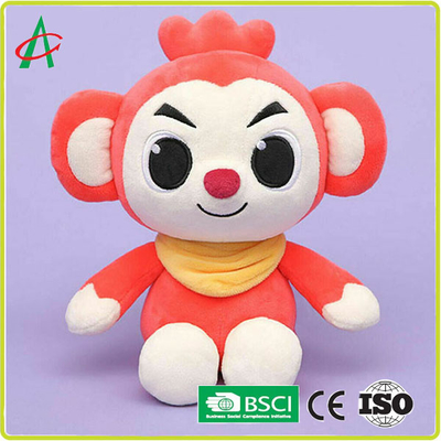 OEM 8 '' Bebek Hayvan Peluş Oyuncaklar, Maymun Peluş Bebek BSCI sertifikası