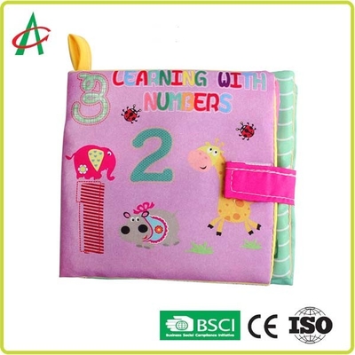 Renkli Alfabe Baskı ile 21cm Bebekler İçin CE Yumuşak Kitaplar