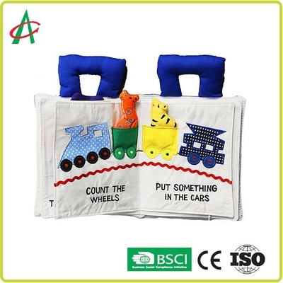 Okul Öncesi 20x26cm Bebekler İçin Yumuşak Kitaplar Görsel ve İşitsel Duyuyu Teşvik Ediyor