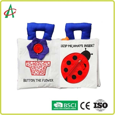 Okul Öncesi 20x26cm Bebekler İçin Yumuşak Kitaplar Görsel ve İşitsel Duyuyu Teşvik Ediyor