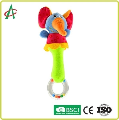 PP Pamuk Çalkalayıcı Bebek Peluş Çıngırak LDPE Diş Kaşıyıcı Güvenli Yumuşak Kumaş