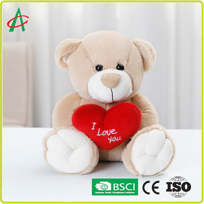 Angelber 33cm Teddy Bear Bir Kalbi Sarıyor Süper Yumuşak 100 Güvenli Malzeme
