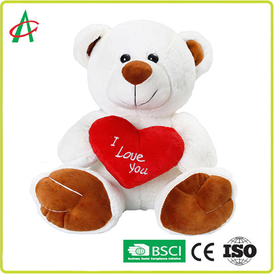 Angelber 33cm Teddy Bear Bir Kalbi Sarıyor Süper Yumuşak 100 Güvenli Malzeme
