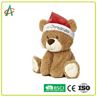Sevimli Ayıcık Noel Hediyesi Peluş Oyuncak Dolması Hayvan Benim 1 Noel Özelleştirme