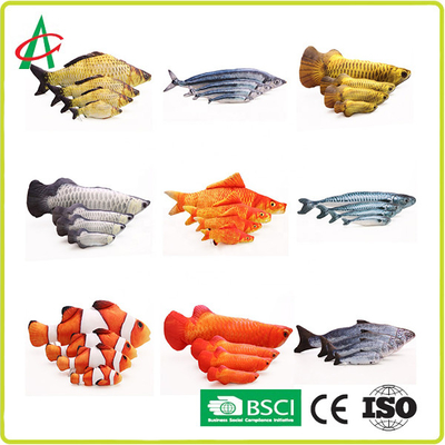 ISO9001 Pet Peluş Oyuncak, Balık Çiğneme Oyuncak 30X13X5cm simüle