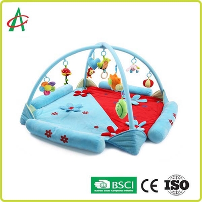 Mini Oyuncaklar ISO9001 Onayı ile L68cm Yıkanabilir Bebek Oyun Minderi