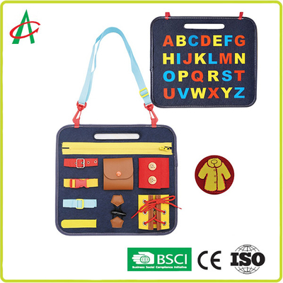 Bebekler İçin 30x35cm Yumuşak Kitaplar Parlak Renkli CPSIA Standardı