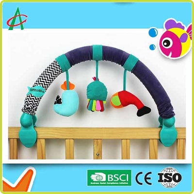 BB Squeaker ile L67cm Spiral Pram Oyuncak Bebek Pram Arabası