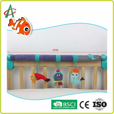 BB Squeaker ile L67cm Spiral Pram Oyuncak Bebek Pram Arabası