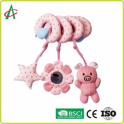 Çıngırak ve BB Gıcırtılı Yenidoğan 20cm Spiral Pram Oyuncak