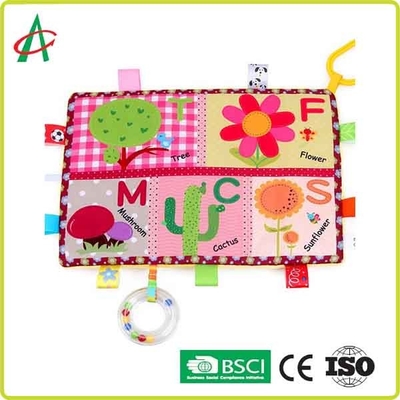 BSCI 29.7x21cm Bebek Yorgan Oyuncak ultra yumuşak peluş Meyve ve Hayvan Baskısı