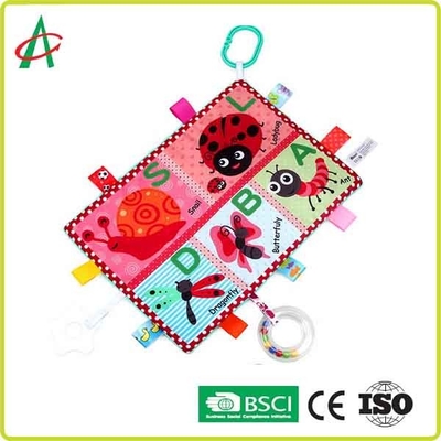 BSCI 29.7x21cm Bebek Yorgan Oyuncak ultra yumuşak peluş Meyve ve Hayvan Baskısı