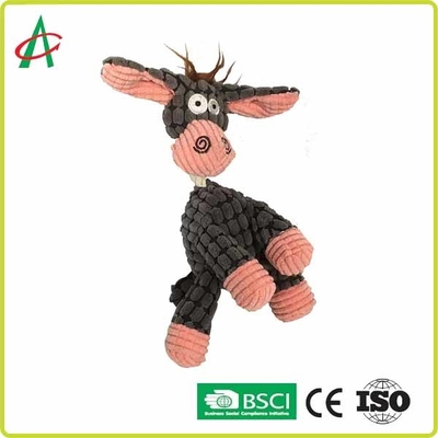 Dayanıklı Pet Interaktif Gıcırtılı Oyuncak Eşek Peluş Evcil Hayvan Oyuncakları Yavru Ve Orta Köpekler İçin