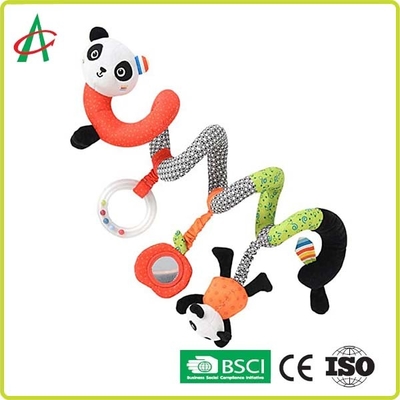 Aynalı Özelleştirilmiş BSCI Bebek Panda Peluş Spiral Oyuncak