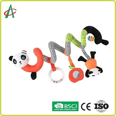 Aynalı Özelleştirilmiş BSCI Bebek Panda Peluş Spiral Oyuncak