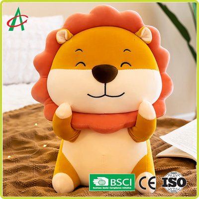 Karikatür Ayçiçeği Aslan Peluş Oyuncak Bebek Kız Uyuyan Yastık Bez Bebek