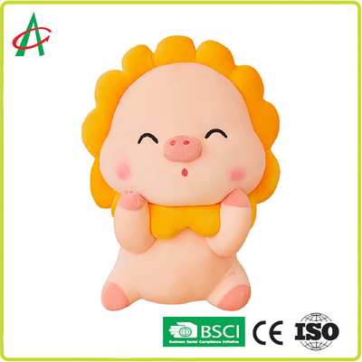 Domuz Peluş Oyuncak Bebek Yastık Güneş Şekli Oyuncak Yatak Süper Yumuşak Peluş Oyuncak Tatil Hediyeleri