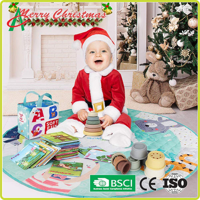 Bebekler İçin Solmayan Eğitici Polyester Yumuşak Kitaplar