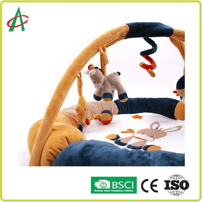 AZO Ücretsiz bOA kumaş Mini Peluş Hayvan Oyuncaklar Ile Bebek Spor Oyun Matı