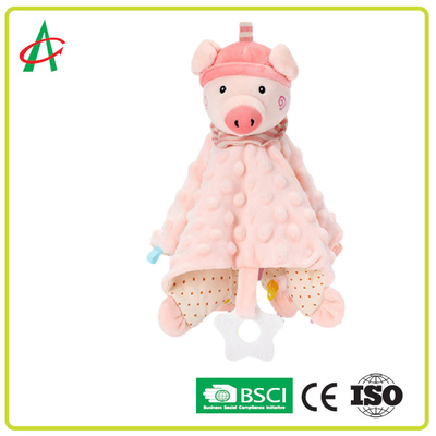 Yıkanabilir 20.5x25CM Bebek Rahat Battaniye Oyuncak CE/BSCI Sertifikası