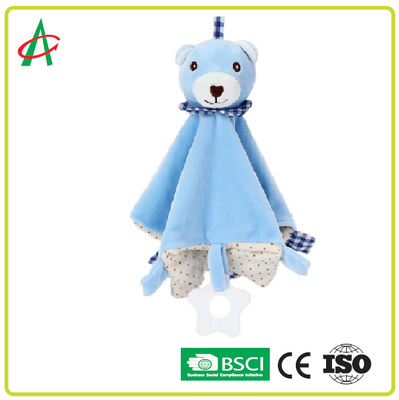 Yıkanabilir 20.5x25CM Bebek Rahat Battaniye Oyuncak CE/BSCI Sertifikası