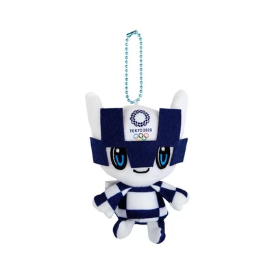 ASTM Yıkanabilir Tokyo 2021 Olimpik Maskot Peluş Oyuncaklar