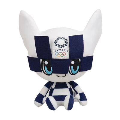 ASTM Yıkanabilir Tokyo 2021 Olimpik Maskot Peluş Oyuncaklar