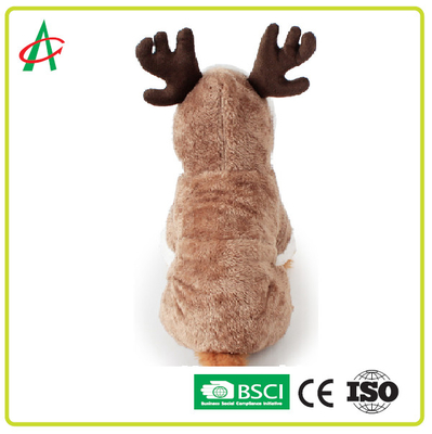BSCI Noel Teması Çıtçıtlı Peluş Evcil Hayvan Giysileri