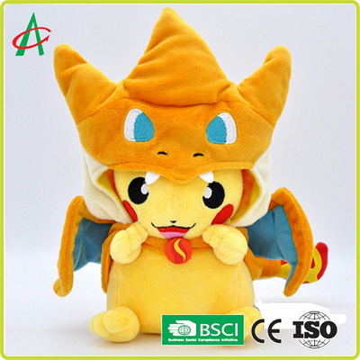CPSIA Süper Yumuşak PP Pamuk Dolgulu Pikachu Aksiyon Figürleri