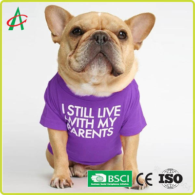 ODM Tam El Sanatları Dikiş Pamuklu Pet T Shirt Baskılı İsimli
