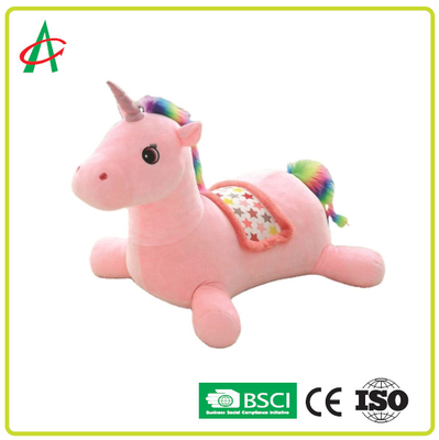 BSCI BPA Free Yıkanabilir Unicorn Peluş Oyuncaklar Yastıklar