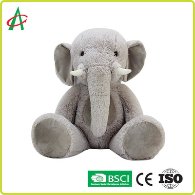 30cm Gri Sevimli Doldurulmuş Fil Peluş Oyuncak OEM Kabul Edilebilir