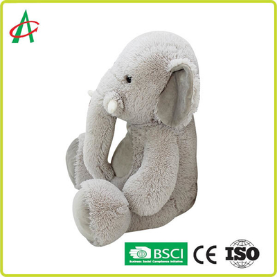 30cm Gri Sevimli Doldurulmuş Fil Peluş Oyuncak OEM Kabul Edilebilir