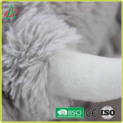 30cm Gri Sevimli Doldurulmuş Fil Peluş Oyuncak OEM Kabul Edilebilir